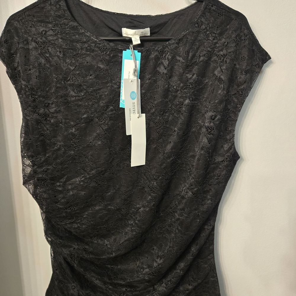 Black Lace Blouse